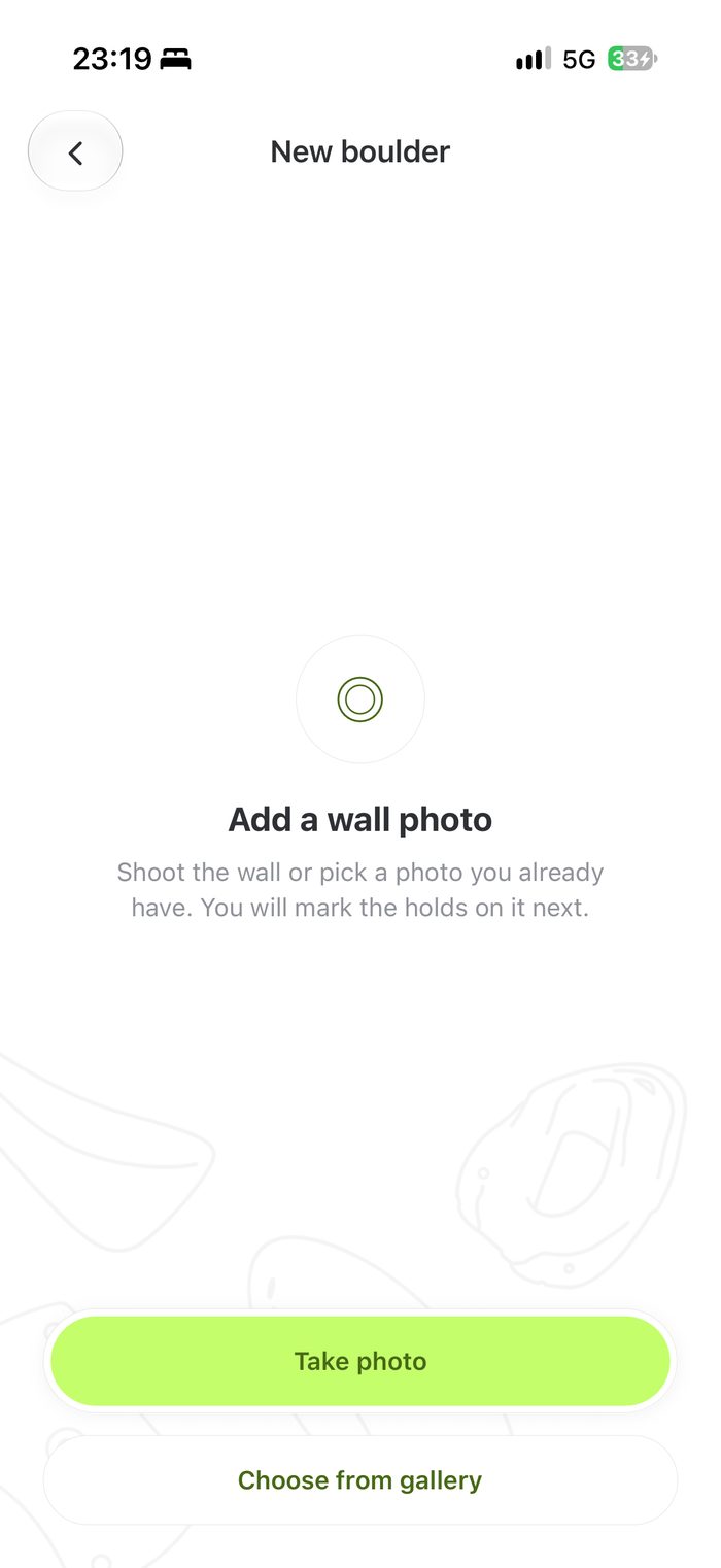 Add a wall photo screen in Grippy