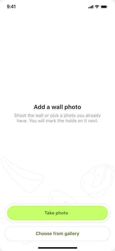 Add a wall photo screen in Grippy